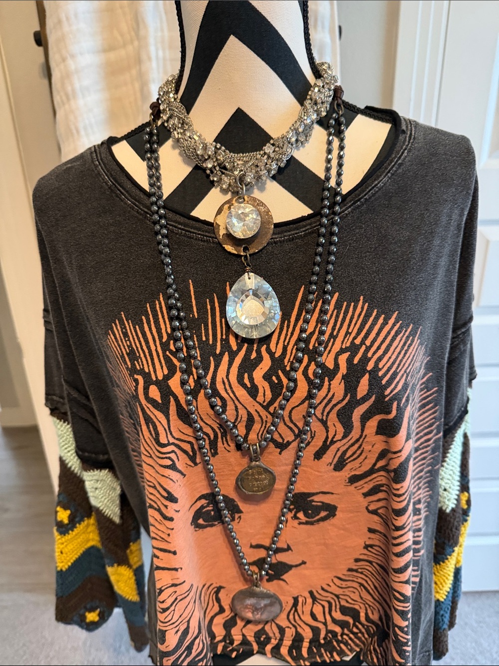 Long Layered Necklace by canoe